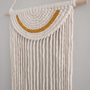 Macrame Half Circle Wall Hanging