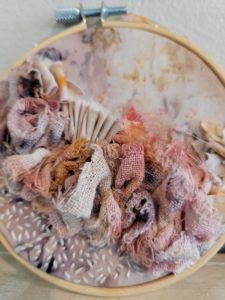 flowy pinks slow stitch