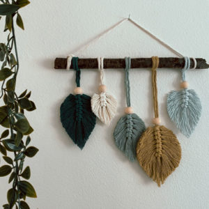 Macrame Leaf Wall Hanging