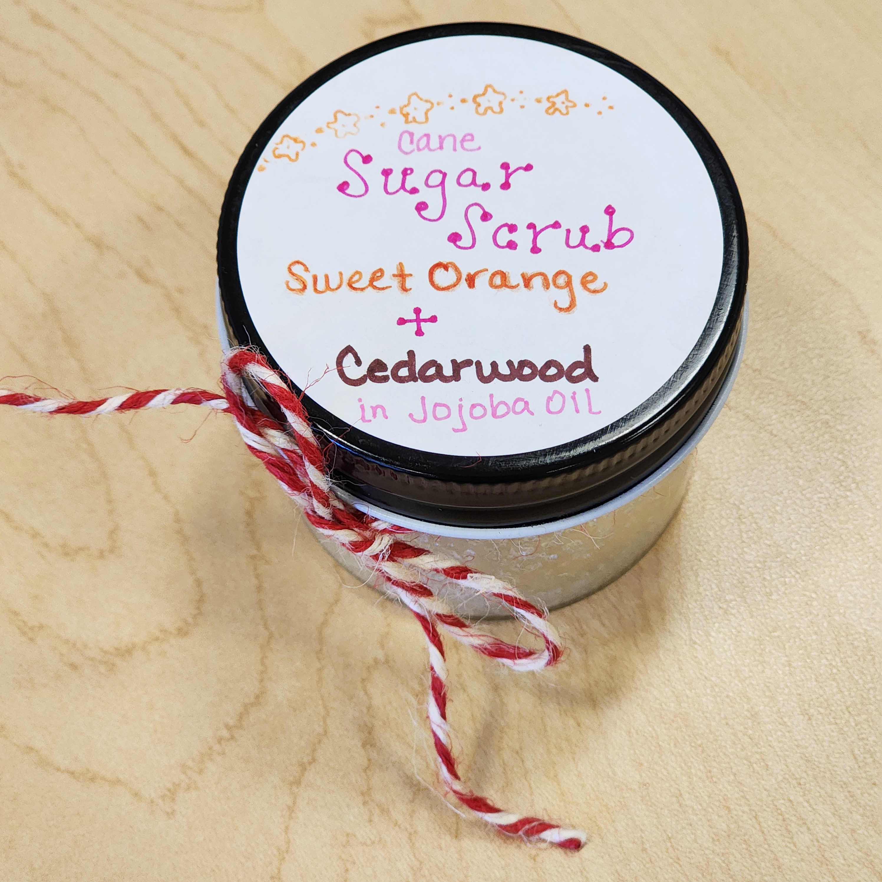 close up of jar of Organic Sugar Scrub workshop at San Diego Craft Collective