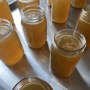 jars of bone broth