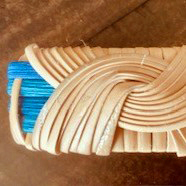 Learn to weave a woven bracelet cuff with Basket Weaver Marsha Orr at San Diego Craft Collective